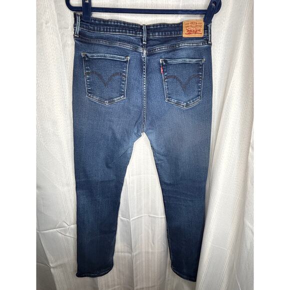 Levis' Jeans Women's 16 Mid Rise Skinny Faded Stretch 32" Waist  30" Inseam - Picture 2 of 5
